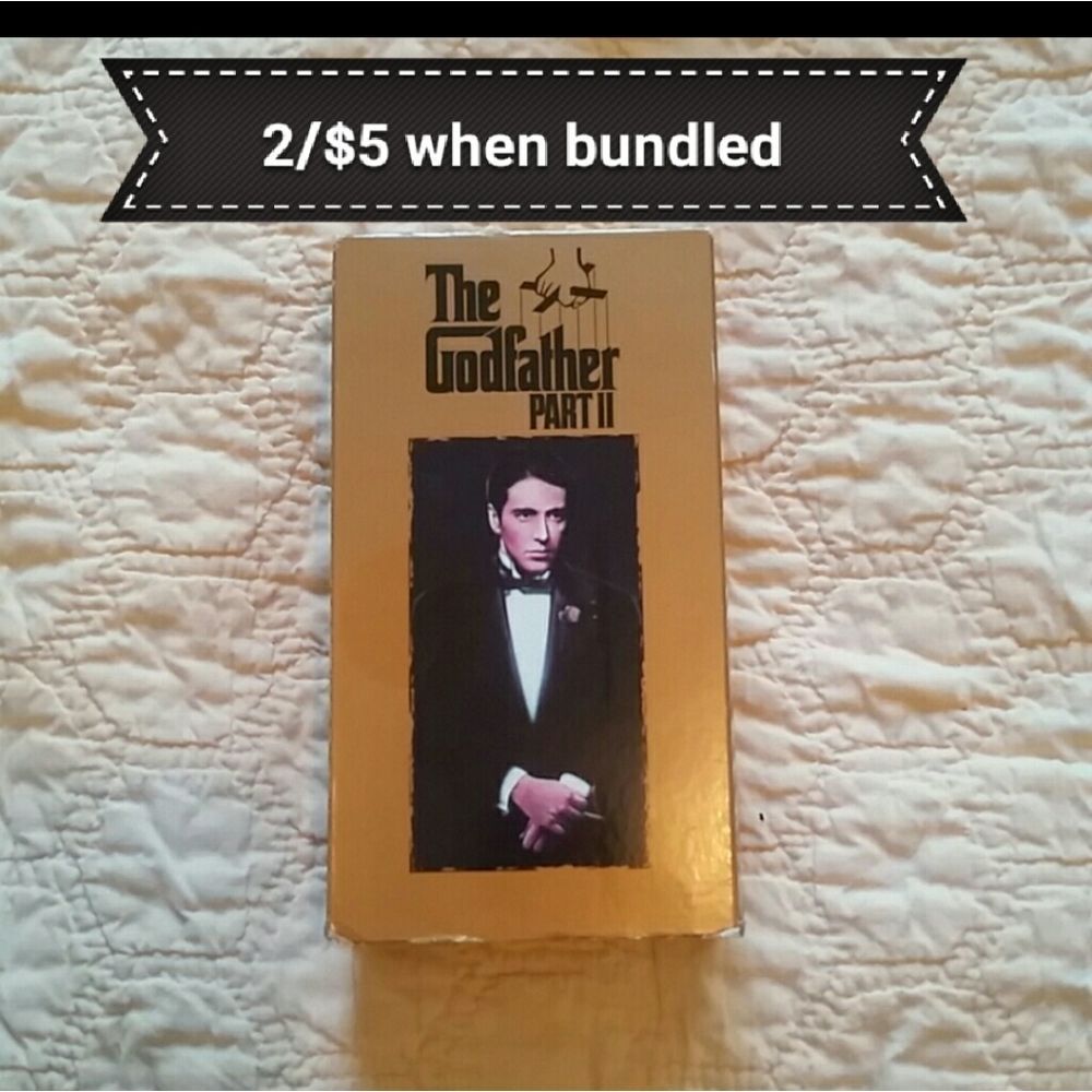 The Godfather part II VHS Movie